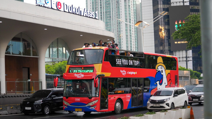 Pemprov DKI Buka Rute Baru Bus Open Top Tour, Nikmati Perjalanan Wisata Pakai Bus Tingkat Atap Terbuka
