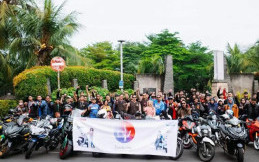 200 Bikers Riding Peringati Ultah di Yamaha Day 2023