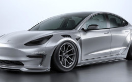 Artisan Spirits Buat Tesla Model 3 Layaknya Mobil Balap