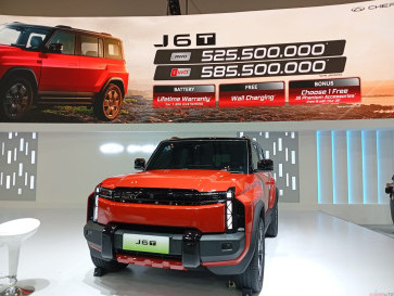 Harga Chery J6T Diumumkan, Mulai dari Rp525,5 Jutaan