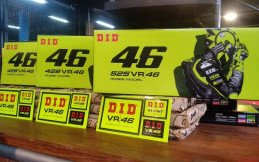 Rantai motor DID x VR46 untuk Semua Motor, Harga Rp1 Jutaan