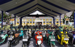 Intip Pertarungan 76 Motor Modifikasi Yamaha Fazzio Filano di Kota Binjai
