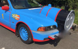 Bikin Mobil BMW Mirip Karakter Kartun Thomas and Friends, Pria Ini Kena Tilang
