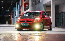 Modifikasi Toyota Yaris Bakpao Dibekali Supercharger