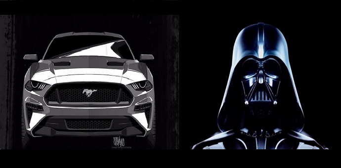 Hidung Ford Mustang 2018 Terinspirasi Dari Topeng Darth Vader