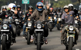 Riuhnya Komunitas XSR 155 Riders Union di Acara BBQ Ride