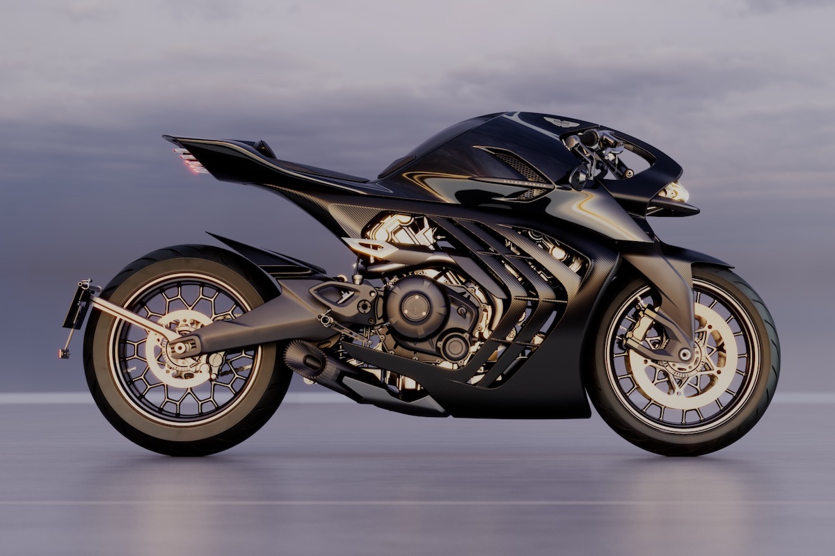 AMB 002 Roadster, Motor Mahakarya Aston Martin dan Brough Superior