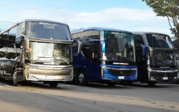 Deretan Bus Baru PO Matano Trans Nusa Rakitan Armada