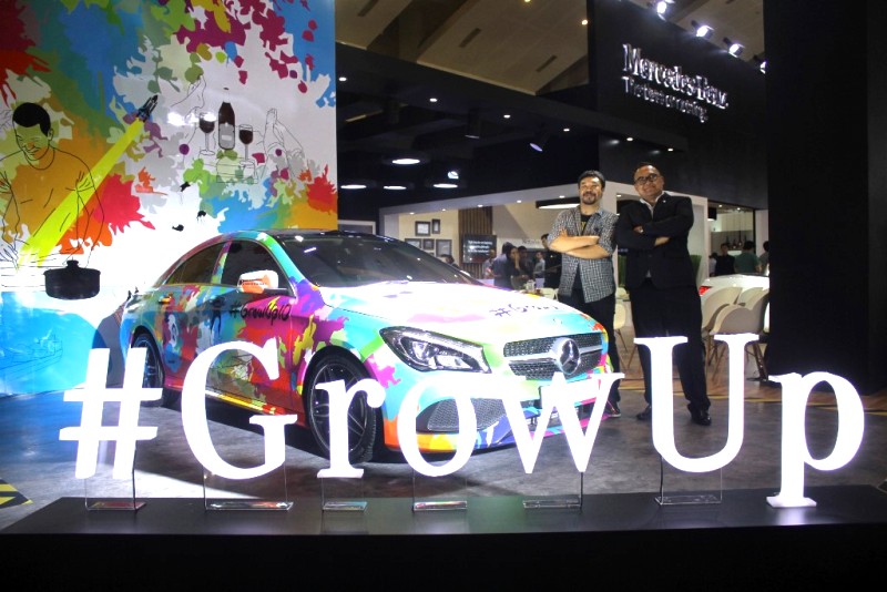 Mercedes-Benz CLA 200 AMG Line Tampil Unik Di IIMS 2017