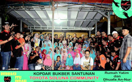 Toyota Soluna Community Berbagi Kasih di Bulan Ramadhan