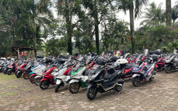 Honda PCX Club Indonesia Chapter Cikarang Rayakan Ultah ke-5