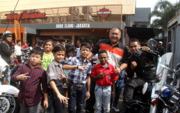  HOG Anak Elang Jakarta Chapter Beri Bantuan Kepada Puluhan Anak yatim