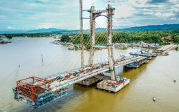 Jembatan Teluk Kendari Persingkat Waktu Tempuh Kota Lama-Poasia Menjadi 5 Menit