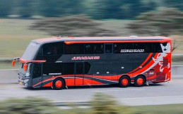 Manjakan Penumpang, Juragan99 Luncurkan Bus Tingkat Dream Class