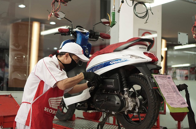 Servis Motor Honda Bisa Dapat Asuransi Rp10 Juta
