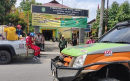Bentuk RPD, Komunitas Ini Semprotkan Disinfektan di Pemukiman Warga