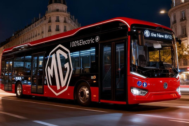 Profil Bus Listrik Premium MG iEV12, Tempuh Lebih 400 Km Sekali Cas