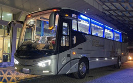 PO SS Travelink Rilis Bus Baru Pakai Bodi Avante H7 Single Glass Buatan Karoseri Tentrem