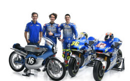 Keren! Jubah Tim MotoGP Suzuki Ecstar Tampil Retro