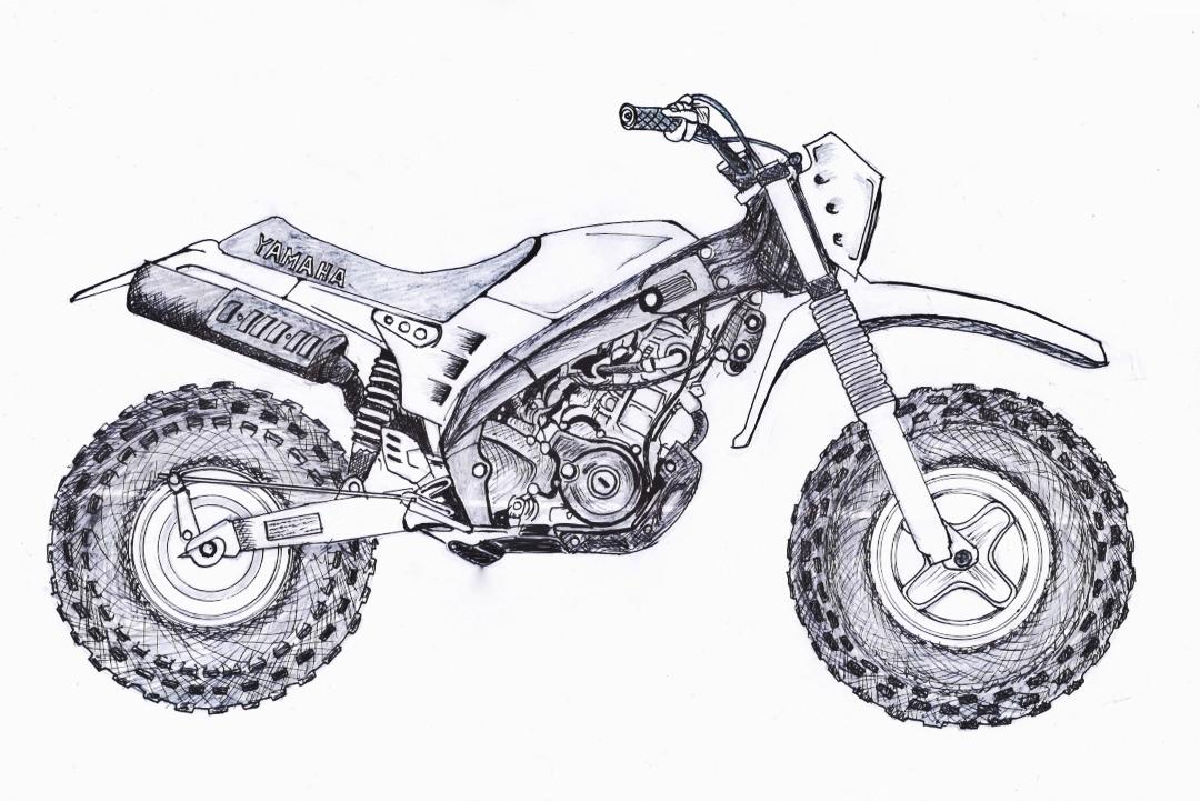 Terinspirasi Motor 1980-an, W Bike Kustom Bangun Motor Berkonsep Big Wheels Bike