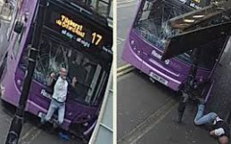 Aneh, Tertabrak Bus Tingkat Pria Ini Hanya Luka Minor