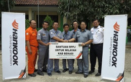 Hankook Edukasi Safety Riding ke Siswa SMKN 01 Cikarang Pusat