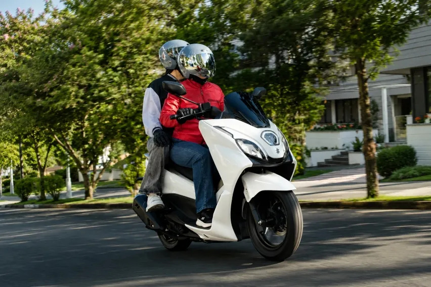 Bukan Indonesia, Suzuki Burgman 150 Justru Debut di Kolombia