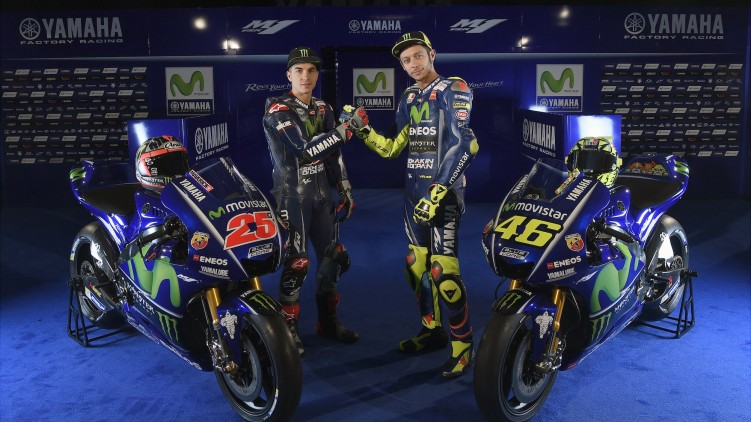 Tampilan Baru YZR-M1 Tunggangan Tim Movistar 