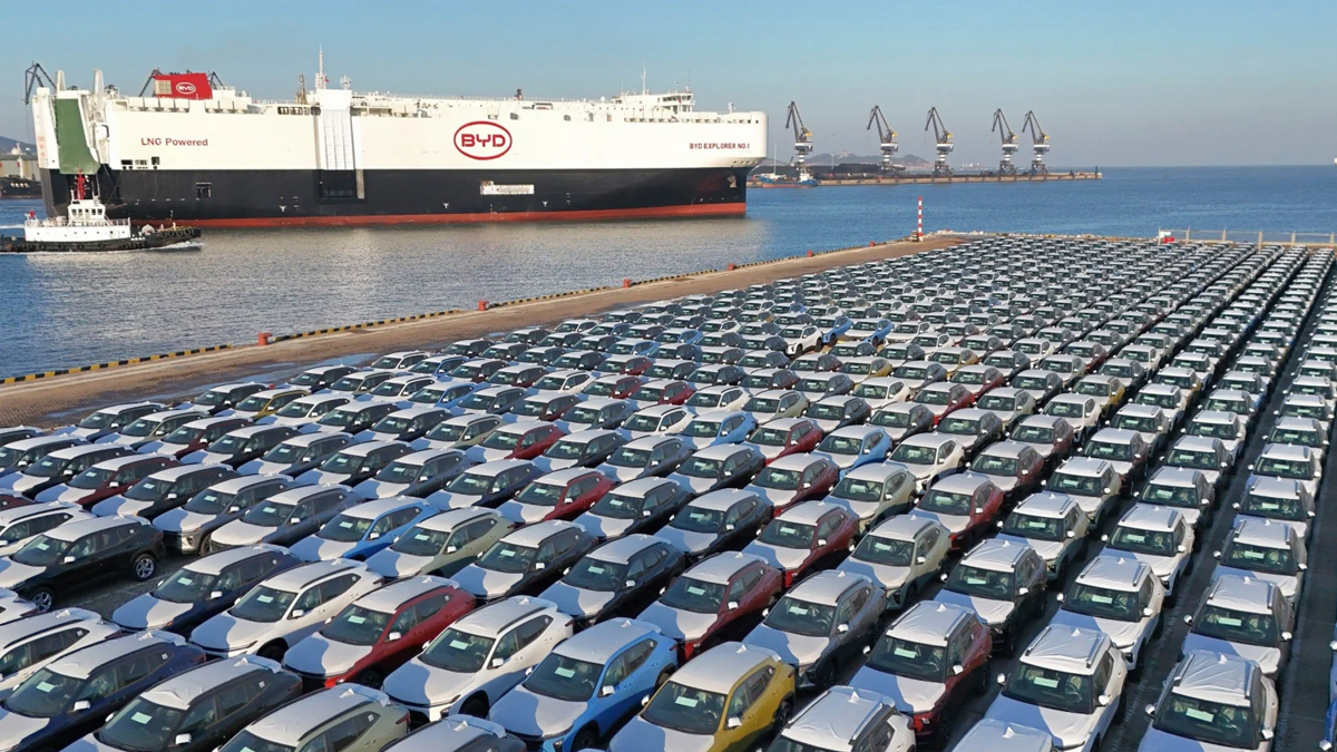 Didominasi NEV, Ekspor Mobil Cina Tembus 1 Juta Unit