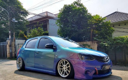 Modifikasi Toyota Etios Valco, Tema Daily Stance jadi Andalan