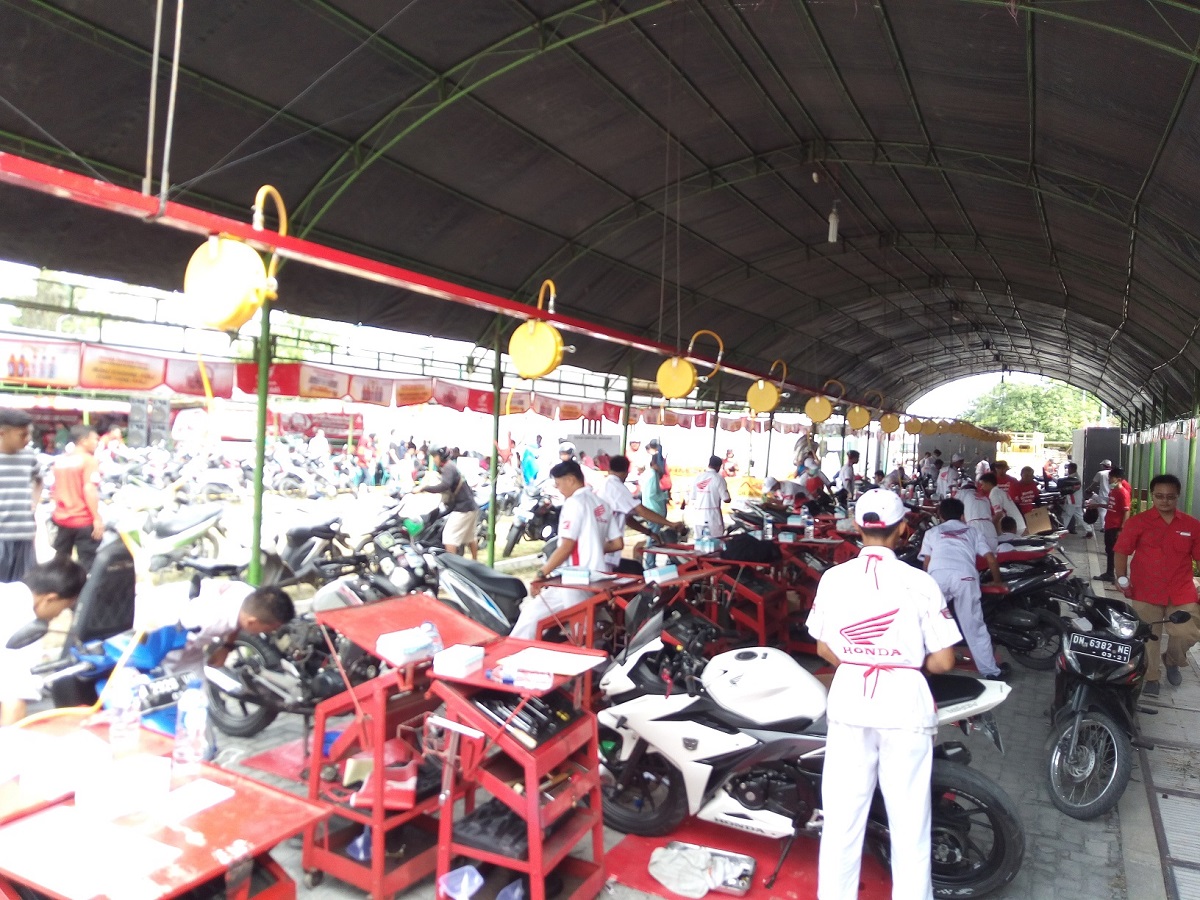 Servis Gratis dari Honda untuk Palu