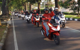 Apresiasi Pencinta Skutik, DAM Menggelar PCX Scooter Ride