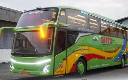 Gendong Sasis Mercedes-Benz OH 1836, Ini Wujud Bus Baru PO GHTS Racikan Karoseri Adiputro