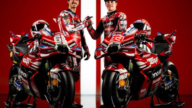 Tim Ducati Lenovo Rilis Motor dan Livery Terbaru Hadapi MotoGP 2026