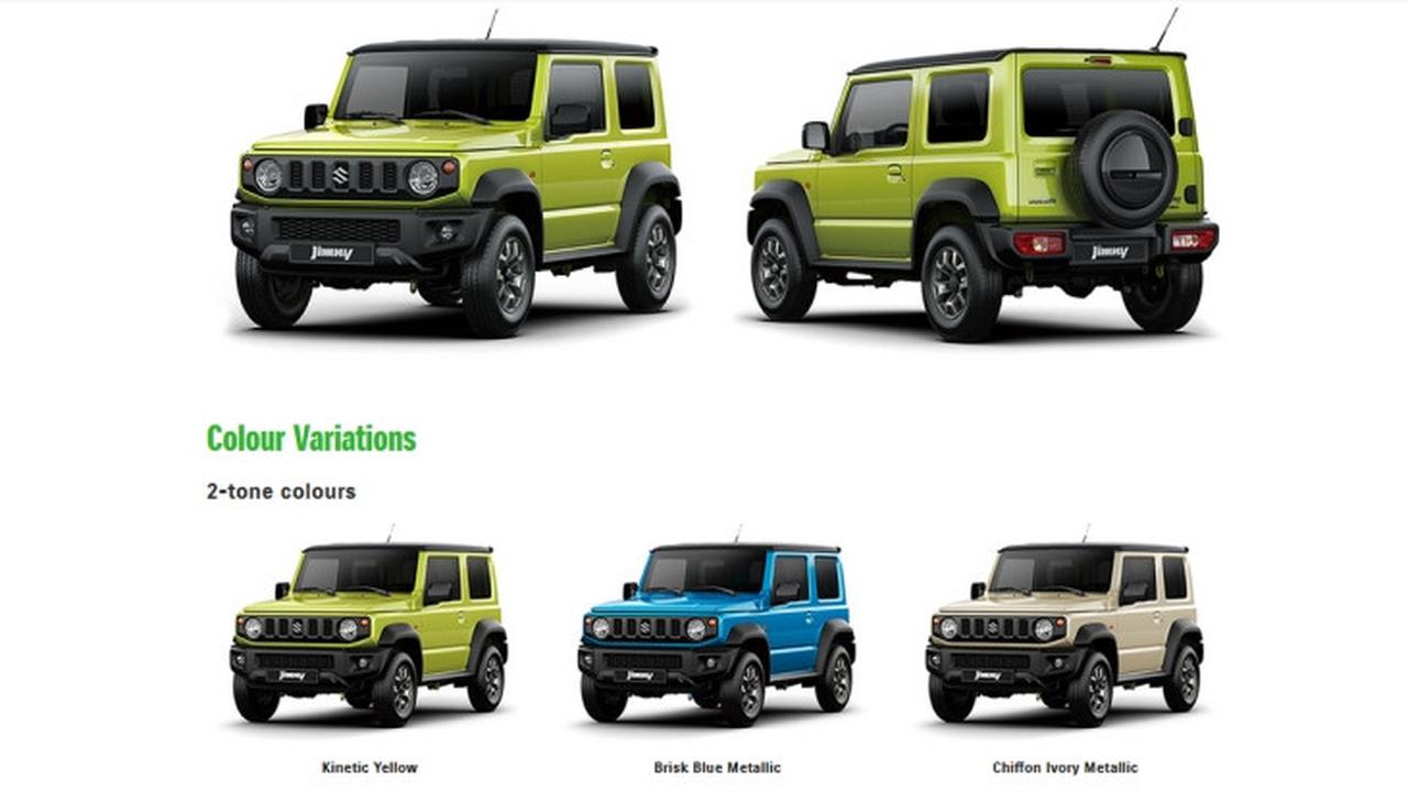 Ini Dia 8 Pilihan Warna Unik Generasi Terbaru Suzuki Jimny