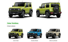 Ini Dia 8 Pilihan Warna Unik Generasi Terbaru Suzuki Jimny