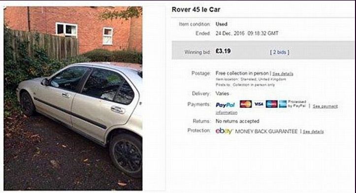 Mobil Sedan Rover Ini Dijual Cuma Seharga Rp 53 Ribu