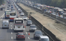 Jasa Marga Masih Berlakukan Contraflow di Tol Japek Arah Jakarta Dari Km 47