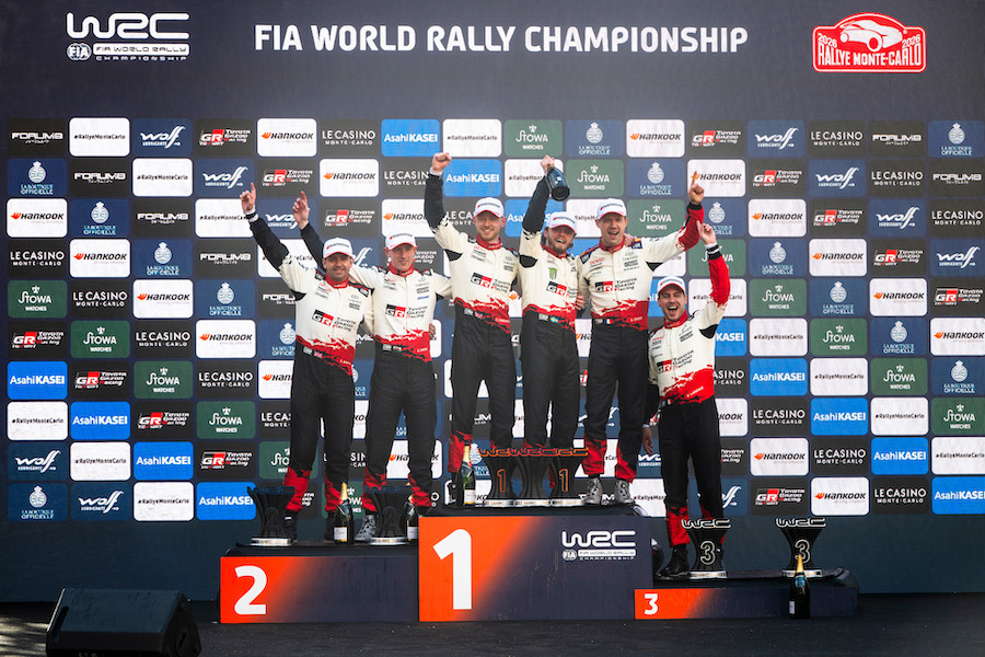Toyota Sapu Bersih Podium Rallye Monte-Carlo 2026