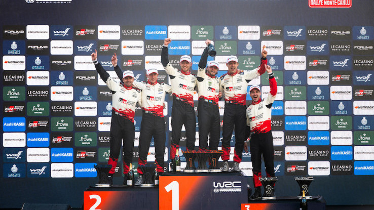Toyota Sapu Bersih Podium Rallye Monte-Carlo 2026