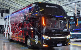 Intip Fasilitas Bus Baru Milik Bali United Garapan Karoseri Laksana