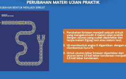 Polda Metro Jaya Sosialisasikan Materi Ujian SIM Berbentuk Sirkuit