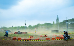 Lantian Juan Jadi Juara Umum Trial Game Dirt 2023 kelas FFA