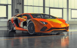 Ketika Lamborghini Aventador S Dijadikan Kanvas Lukisan   