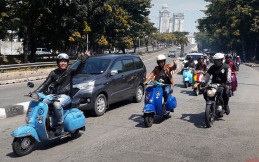 Digelar Puasa Jelang Lebaran, Ribuan Skuteris Tumpah Ruah di Jakarta Mods Mayday 2019