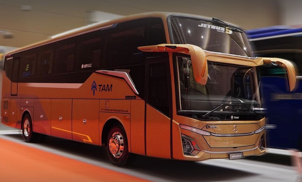 Bus Baru PO TAM Pakai Bodi Jetbus 5, Ada Kursi Mewahnya