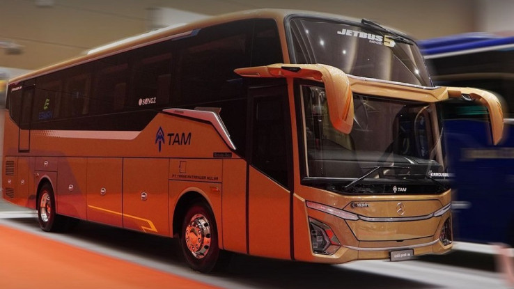 Bus Baru PO TAM Pakai Bodi Jetbus 5, Ada Kursi Mewahnya