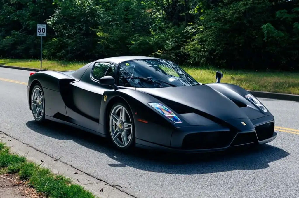 Incaran Kolektor, Ferrari Enzo Warna Hitam Satu-Satunya Dilelang 