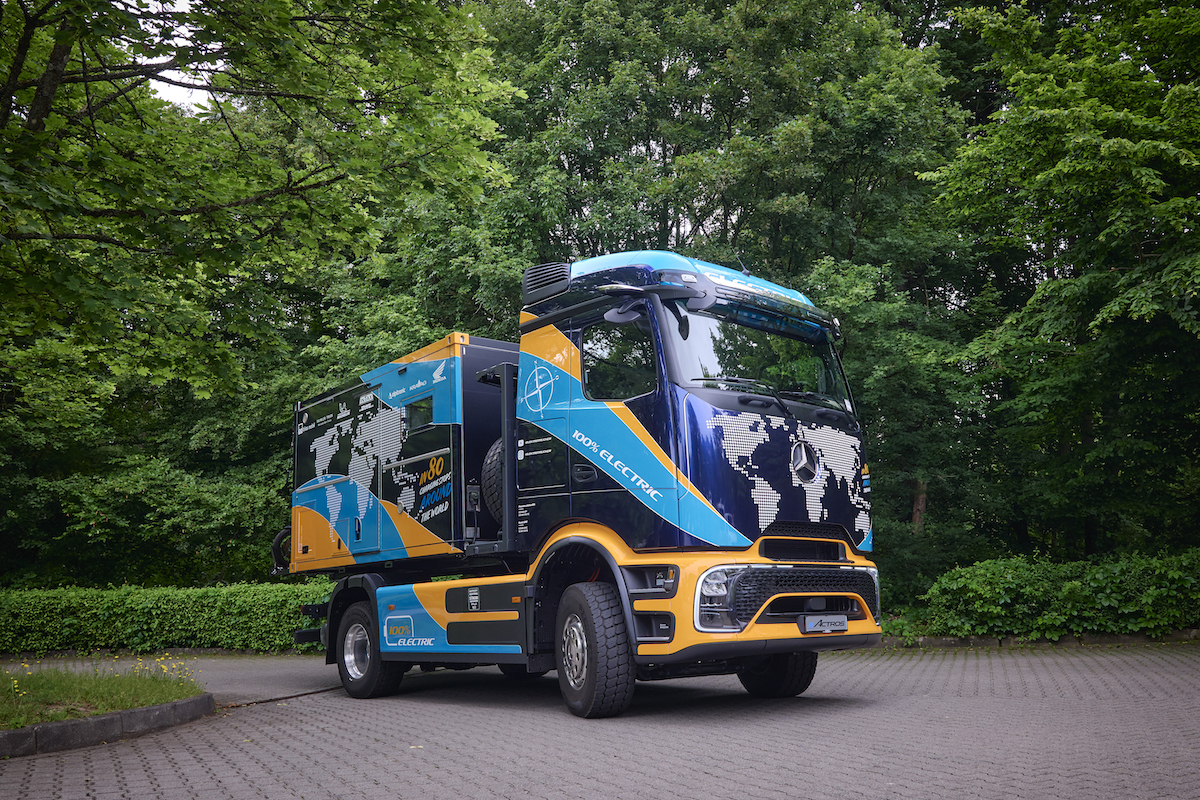 Mercedes-Benz eActros 600 bertipe expedition vehicle