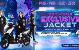 Kabar Gembira Buat Gamers Pecinta Esports, Beli Yamaha Gear 125 Gratis Jaket Eksklusif EVOS